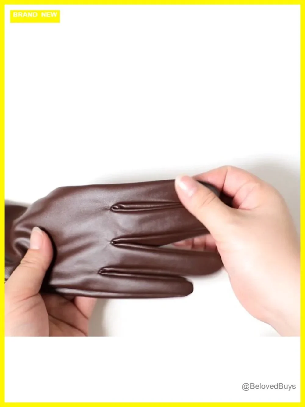 Faux Leather Elbow Length Opera Gloves for Women Touchscreen Dress Gloves